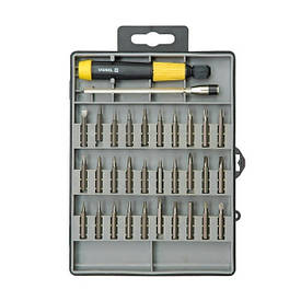 Набір прецизійних насадок викруткових 30 насадок, подовжувач, тримач. 32 ед. VOREL 64371 (Польща)