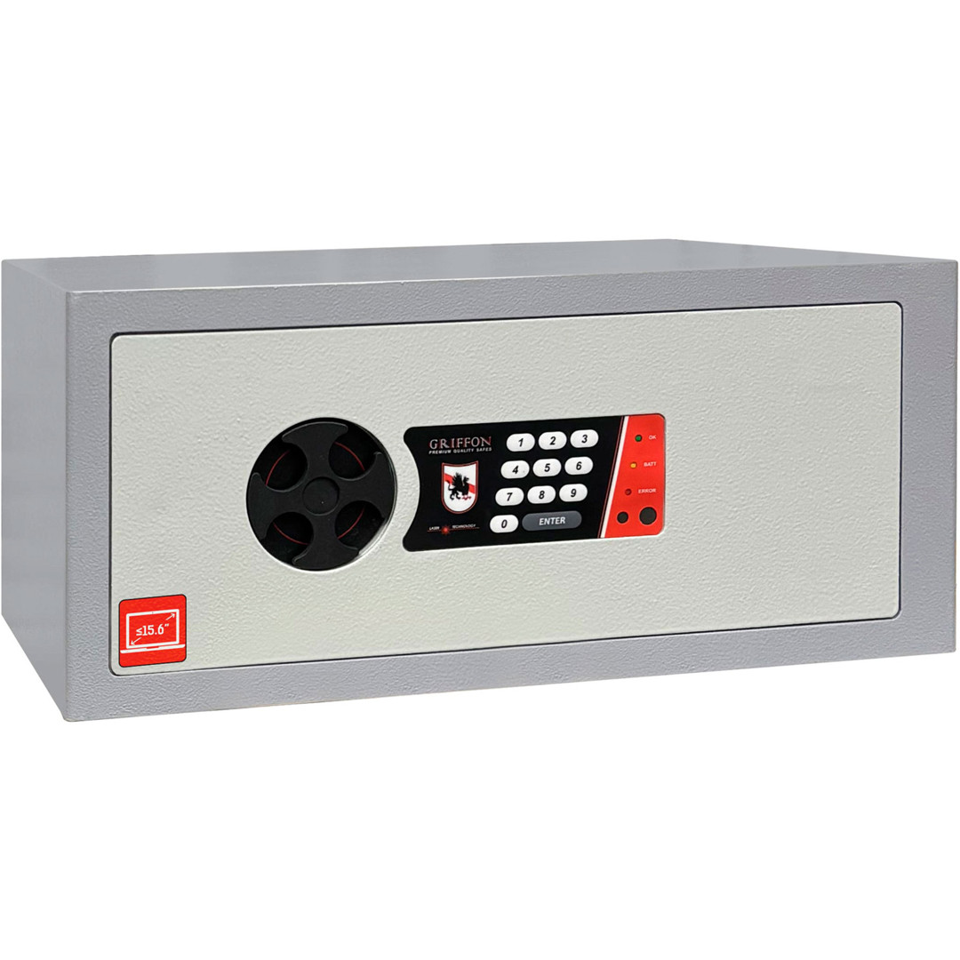 Меблевий сейф GRIFFON S.20.E GREY Laptop 15.6″