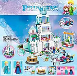 Конструктор для дівчаток Замок принцеси Ельзи Frozen з мультфільму Холодне серце Mega Bloks MG320 (фігурки, сани, гойдалки) 752 де, фото 3
