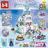 Конструктор для дівчаток Замок принцеси Ельзи Frozen з мультфільму Холодне серце Mega Bloks MG320 (фігурки, сани, гойдалки) 752 де, фото 7
