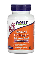 Now BioCell Collagen Hydrolyzed Type II 120 Veg Capsules