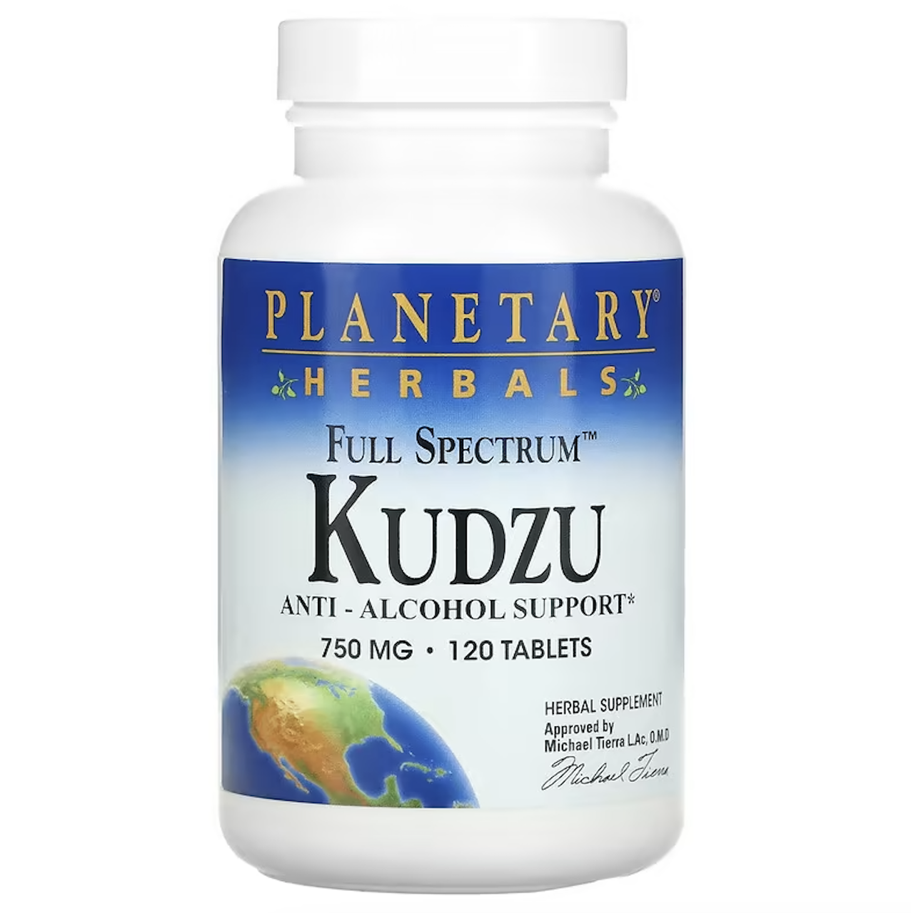 Planetary Herbals, Full Spectrum™, пуерарія, 1500 мг, 120 таблеток (750 мг у таблетці)