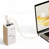 Надпотужний повербанк 100 Вт Remax повербанк для зарядки ноутбука 60000 mAh мобільна портативна батарея, фото 4