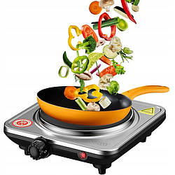 Електрична настільна плита SOKANY SK-5101 срібляста 1000 Вт