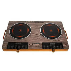 Електрична плита Silver Crest подвійна SC-3006 AM-8020 Настільна Двоконфоркова на 3500 Вт