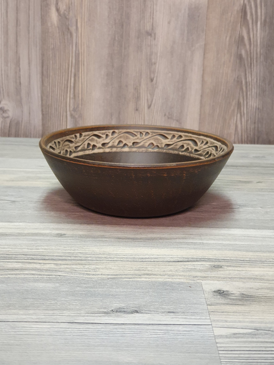 Піала, глиняна (з червоної глини), 0,5 л.