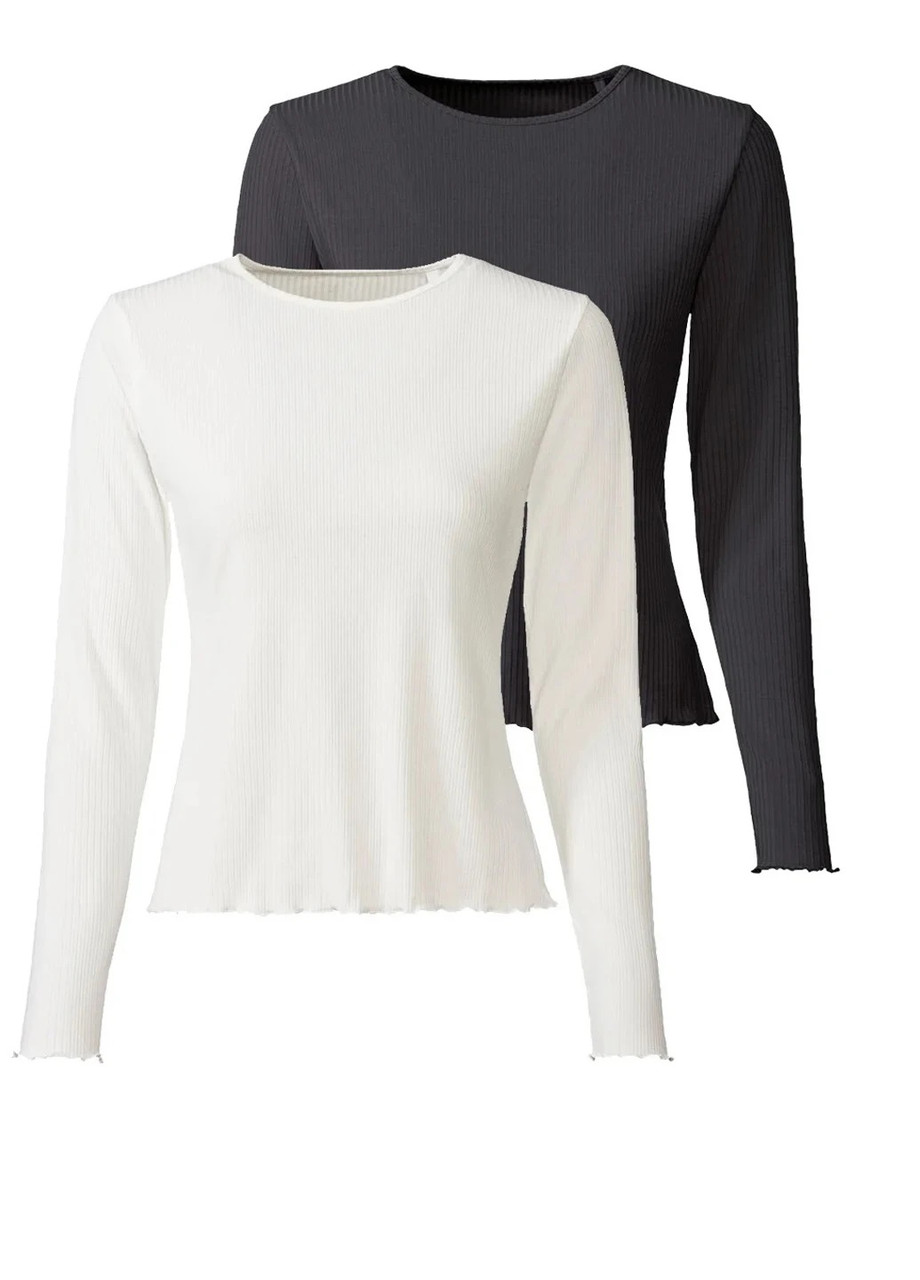 Комплект жіночих лонгслівів 2шт приталений 50/52, фото 1