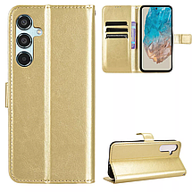 Чохол книжка Book case для Samsung Galaxy M35 / золотистий, фото 2
