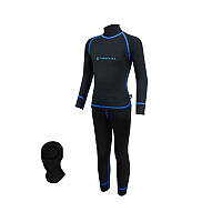 Комплект дитячої термобілизни Radical Billy 128-134 Чорний із синьою строчкою