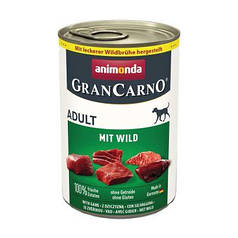 Упаковка волого корму для собак Animonda GranCarno Adult 6шт*400 г - дичина