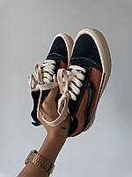 Чорні кеди Vans KNU School Disney Disney Black Brown х Ванс 36