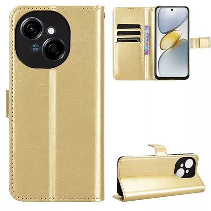 Чохол книжка Book case для Tecno Spark Go 1 / золотистий, фото 3