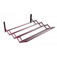 Сушарка для одягу MASTERTOOL GM 750 мм 8 перекладин коричнева (Арт.: 92-1777)