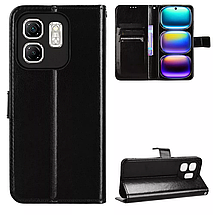 Чохол книжка Book case для Infinix Hot 50i / чорний, фото 3