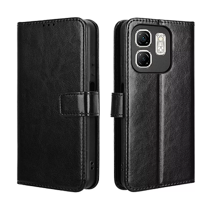 Чохол книжка Book case для Infinix Hot 50i / чорний, фото 1