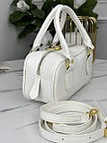 Сумка жіноча Miu Miu Arcadie Leather білий класичний крос-боді Міу Міу, фото 3