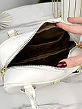 Сумка жіноча Miu Miu Arcadie Leather білий класичний крос-боді Міу Міу, фото 7