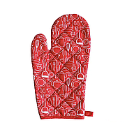 Кухонна кулінарна рукавичка, яскрава текстильна рукавичка-прихватка 1 шт (червоний)