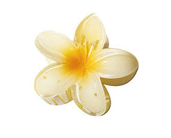 Квітка-крабик для волосся ANbeauty 7.5 см Жовта (AN0103472)