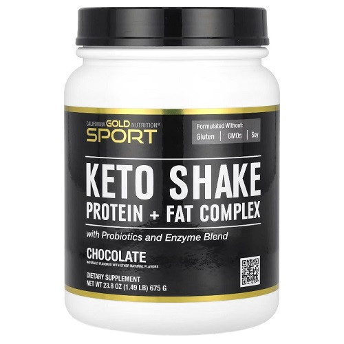 Протеїн California Gold Nutrition KETO SHAKE Protein + Fat Complex (675 грам.)