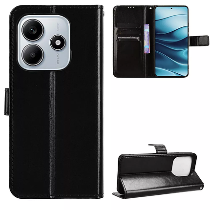 Чохол книжка Book case для Xiaomi Redmi Note 14 (5G) / чорний, фото 2