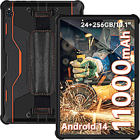Планшет Oukitel RT9 Orange 4G LTE 6/256GB 11000mAh 10,1" Android 14 IP68/IP69
