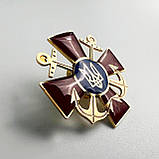 Значок Dobroznak Емблема Військово-морських сил України 30х30 мм (6178), фото 4