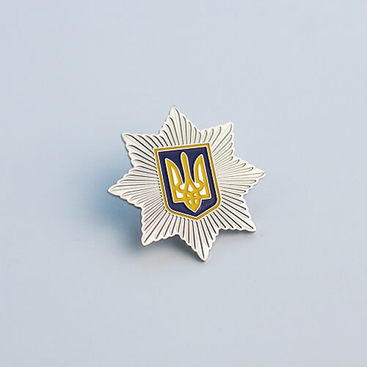 Значок Dobroznak емблема національної поліції 30х30 мм (6191), фото 1