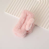 Крабик плюшевий для волосся ANbeauty Квадрат Пудровий (AN0103270)