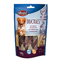 Ласощі для собак Trixie 31538 Premio Duckies качка з кальцієм 100 г (4011905315386)