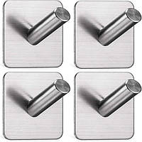 Самоклейні гачки UrbanGo 4 шт хром