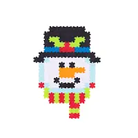 Пазли Jixelz Holly Jolly в ялинковій кульці СНІГОВИК