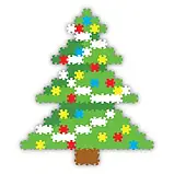 Пазли Jixelz Holly Jolly в ялинковій кульці ЯЛИНКА, фото 5