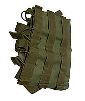 Підсумок для АК/АКМ Tactic4Profi на 3 магазини оксфорд PU хакі з відкритою кишенею