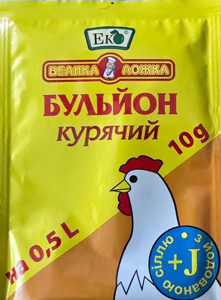 Бульйон ЕКО Велика Ложка  Курячий 10г, (ЭКО)