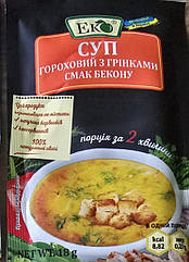 Суп ЕКО Велика Ложка  Гороховий з беконом 18г, (ЭКО)