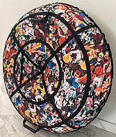 Тюбінг (ваташка) 100 і 120 см, з камерою та ручками, надувні санки дитячі, підліткові, крижана пВХ