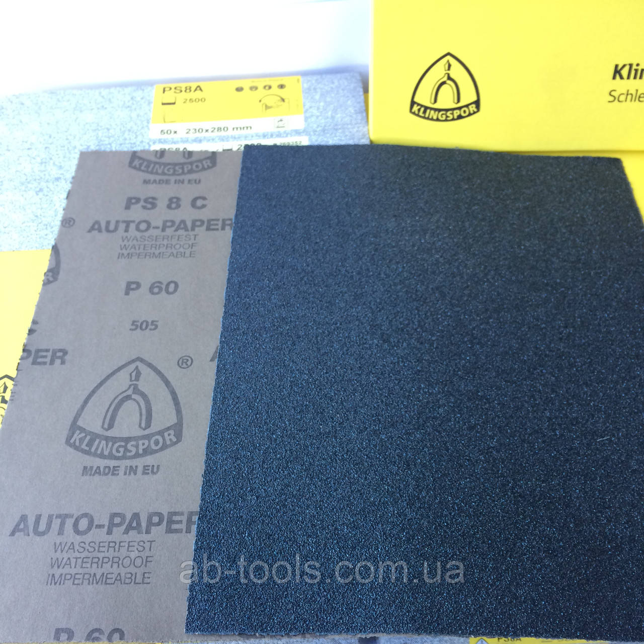 Наждачні листи Р60 Klingspor 230/280 мм, фото 1