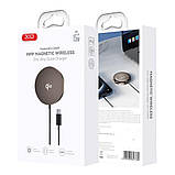 Бездротовий Зарядний Пристрій XO CX029 QI2 Magnetic Wireless 15W Колір Чорний, фото 3