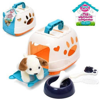 М'яка іграшка Собачка 11см, аксесуари 866-6 G-Rich