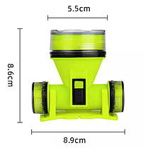 Підводний налобний ліхтар SQ-901D-OSL LED, Li-Ion акум., ЗП Type-C, фото 4