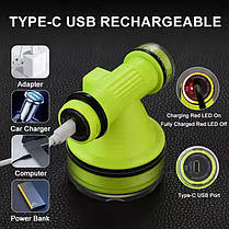 Підводний налобний ліхтар SQ-901D-OSL LED, Li-Ion акум., ЗП Type-C, фото 5