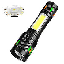 Ліхтар NIGHT VISION FLUORESCENCE 623-TG+COB, Li-Ion акум., ЗУ Type-C, індикація заряду, zoom, фото 3