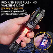 Ліхтар NIGHT VISION FLUORESCENCE 530-2-TG+COB (white+red+blue), Li-Ion акум., ЗУ Type-C, індикація заряду,, фото 3