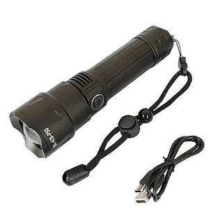 Ліхтар BL-A78-P50, 1x26650, zoom, ЗП microUSB, Box, фото 3
