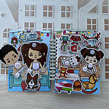 Міні альбом на липучках «Тока Бока зима» 10*15 см, фото 3