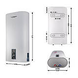 Водонагрівач електричний Thermo Alliance 50 л плаский вертикальний, мокрий ТЕН 2 кВт (0,8+1,2) DT50V20G(PD)/2, фото 2