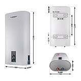 Водонагрівач електричний Thermo Alliance 100 л плоский вертикальний, мокрий ТЕН 2 кВт (0,8+1,2) DT100V20G(PD)/2, фото 2