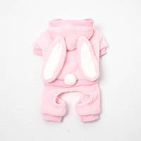Одяг для собак MonkeyDaze КРОЛІК костюмчик РОЗОВИЙ, XS/S