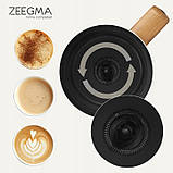 Спінювач молока MILKEE WOOD BLACK, фото 3